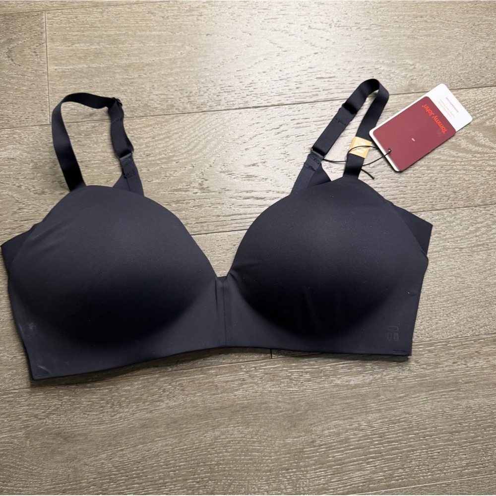 Tommy John 36D Black Wireless T-Shirt Bra Smooth Lightly Lined Comfort NWT